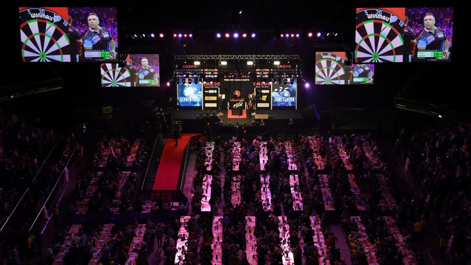 Premier league darts o2 arena scaled