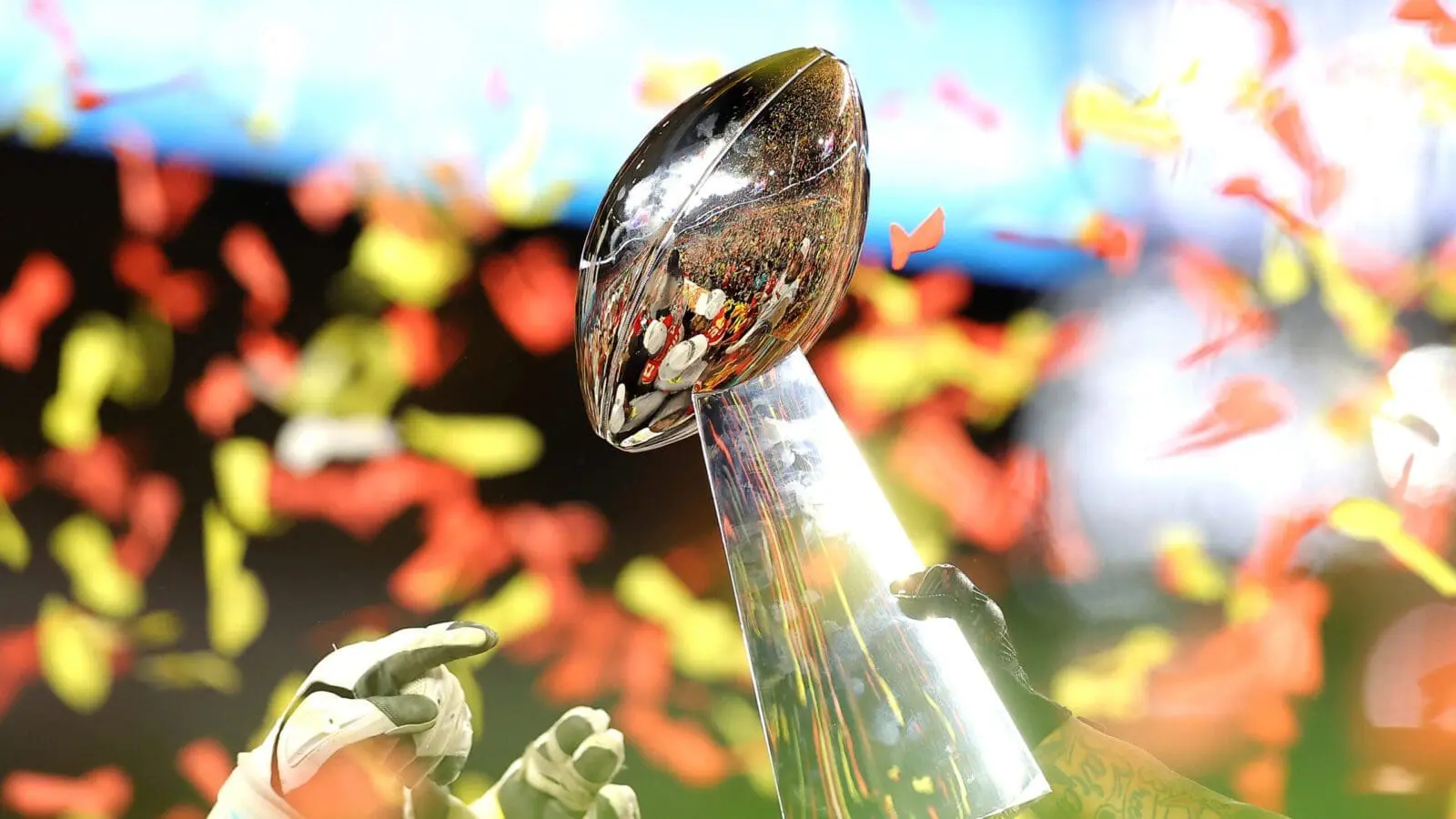 Nfl super bowl lombardi trophy kansas city chiefs