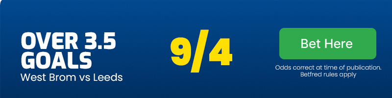 Over 3. 5 goals at 9/4