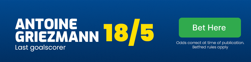 Antoine griezmann to score last 18/5