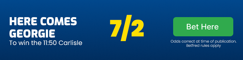 Here comes georgie to win the 11;50 carlisle at 7-2