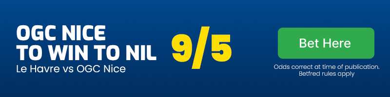 Ogc nice to win to nil vs le havre at 9-5