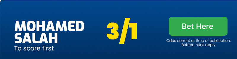 Mohamed salah to score first at 3/1