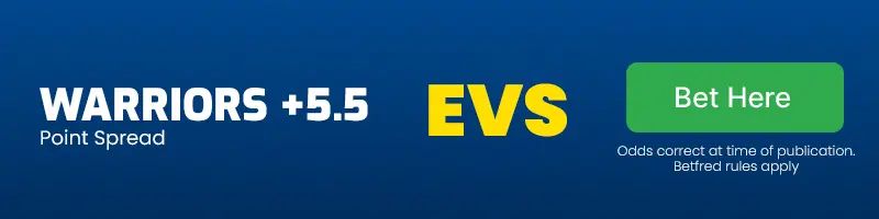 Warriors +5. 5