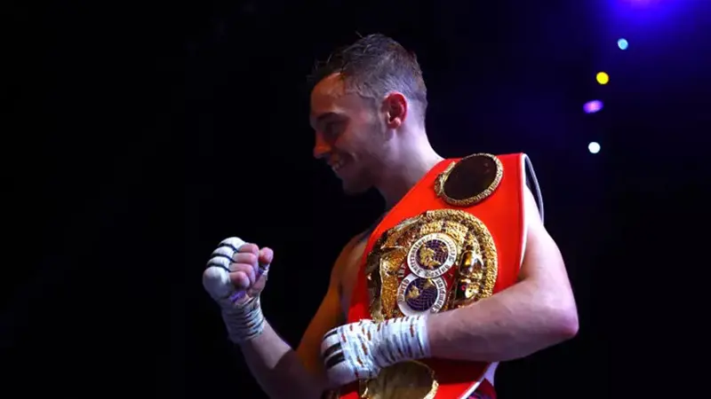 Sunny edwards with belt