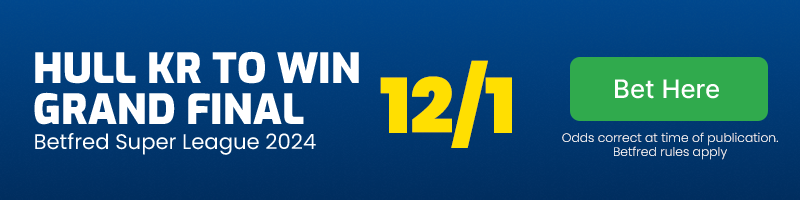 Hull kr to win super league grand final at 12/1