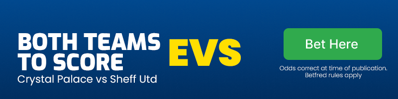 Both teams to score at evs