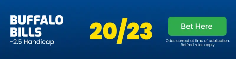 Bills -2. 5 handicap