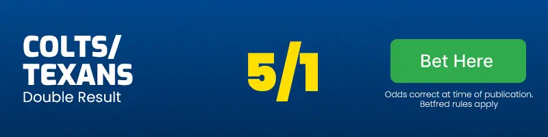 Colts texans double result 5-1
