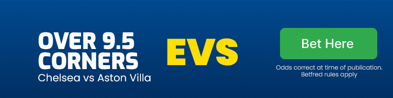 Over 9. 5 corners at evs