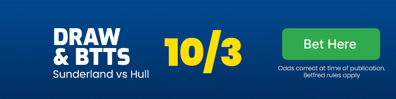 Draw and both teams to score at 10/3