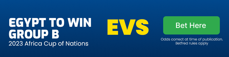 Egypt to win group b at africa cup of nations at evs