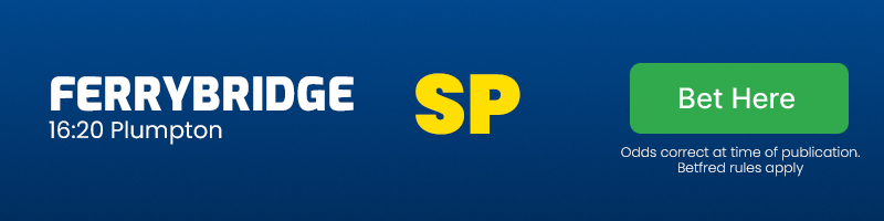 Ferrybridge in 16. 20 plumpton at sp