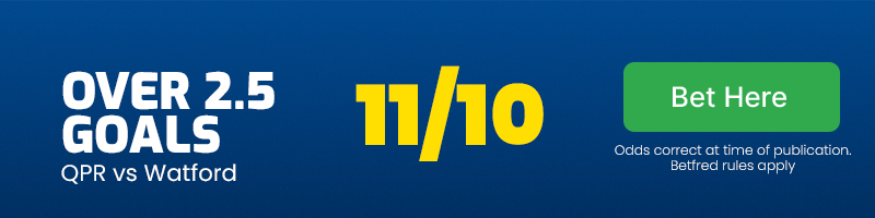 Over 2. 5 goals at 11/10