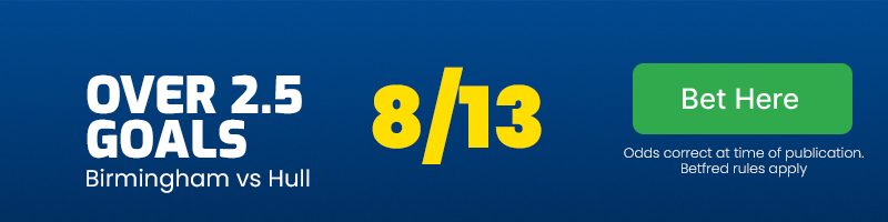 Over 2. 5 goals at 8/13