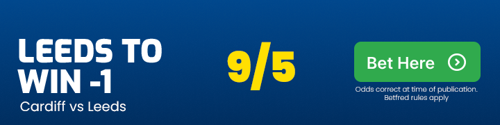 Leeds to beat cardiff -1