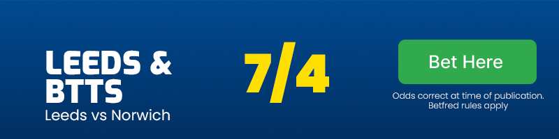 Leeds and both teams to score at 7/4