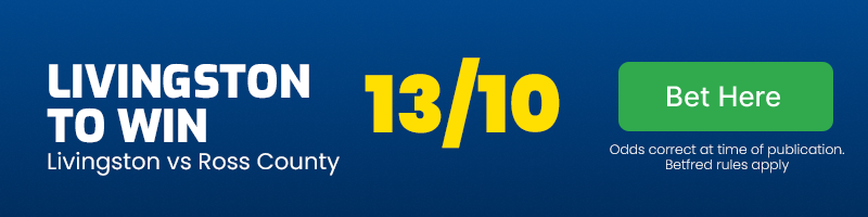 Livingston to beat ross county at 13-10