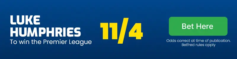 Luke humphries to win pl 11-4
