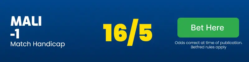 Mali -1 match handicap 16-5