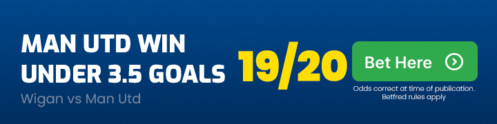 Manutdto beat wiganunder 2. 5