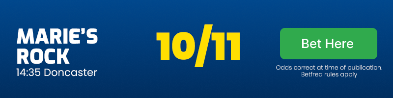 Marie's rock in 14. 35 doncaster at 10-11