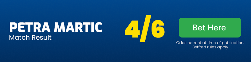 Martic to win at 4-6