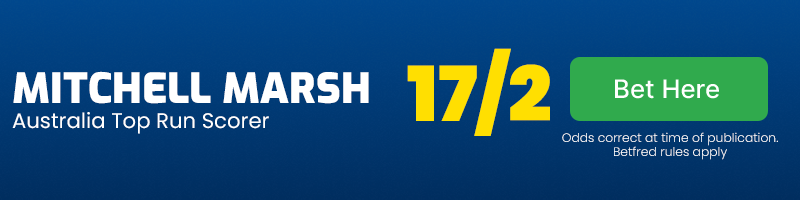 Mitchell marsh top run scorer at 17-2