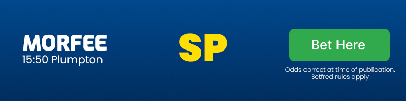 Morfee in 15. 50 plumpton at sp