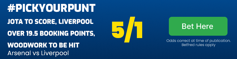 #pickyourpunt arsenal vs liverpool at 5-1