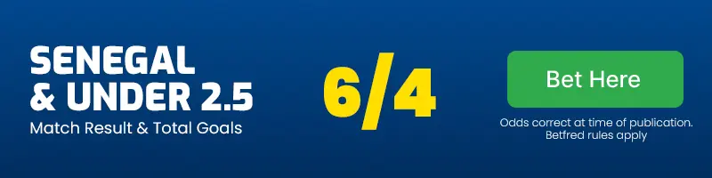 Senegal to beat gambia and under 2. 5 goals