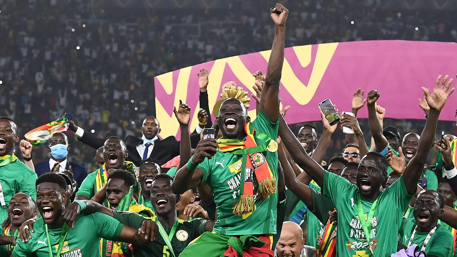Senegal lift afcon trophy