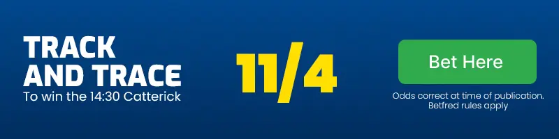 Track and trace to win the 14. 30 catterick at 11/4