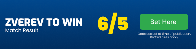 Zverev to win at 6-5
