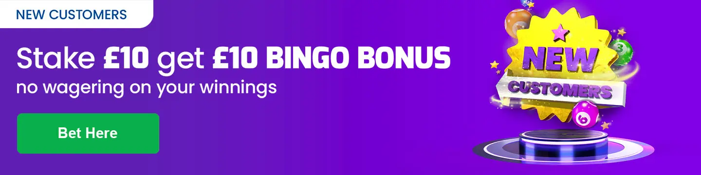 Bingo welcome offer 2024