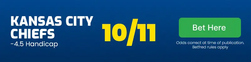 Chiefs -=4. 5 hcp