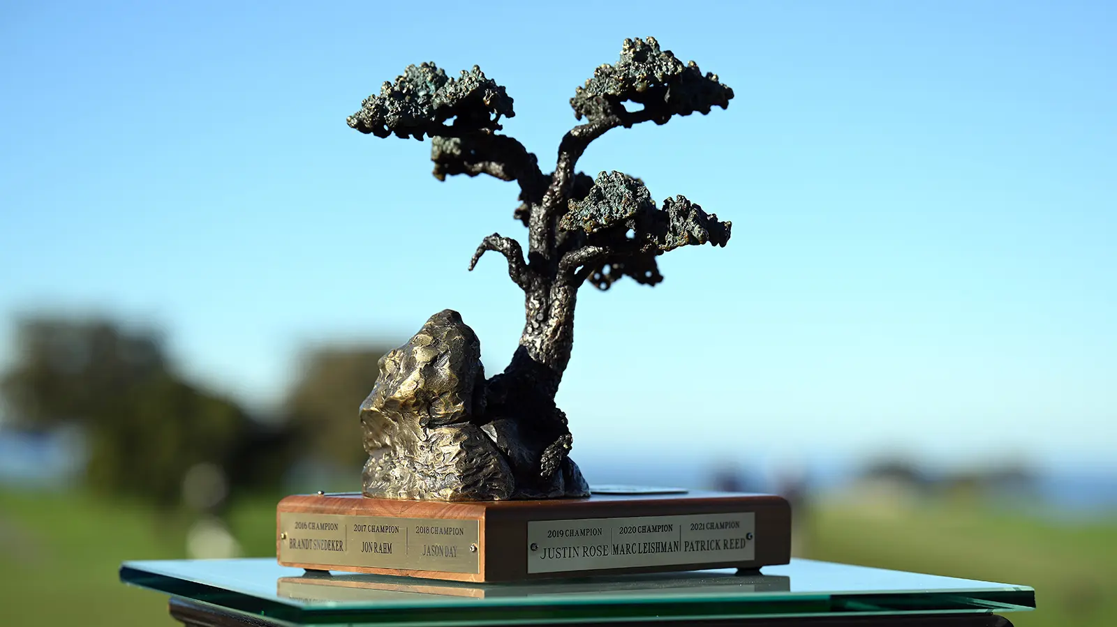 Farmers insurance open trophy