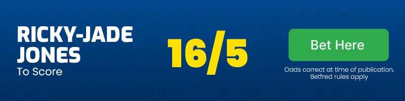 Ricky jade jones to score 16-5