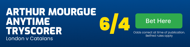 Arthur mourgue anytime tryscorer v london @ 6/4