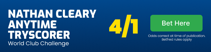 Nathan cleary anytime tryscorer v wigan @ 4/1