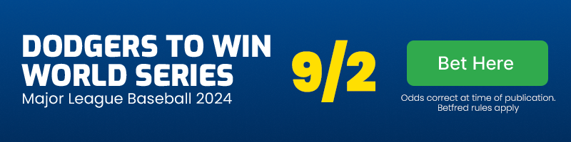 Los angeles dodgers to win world series @ 9/2