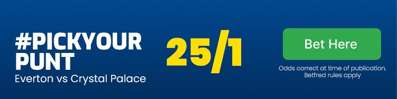 #pickyourpunt at 25/1