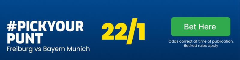 #pickyourpunt at 22/1