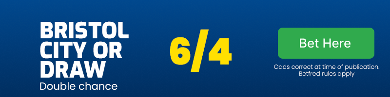 Bristol city or draw at 6/4