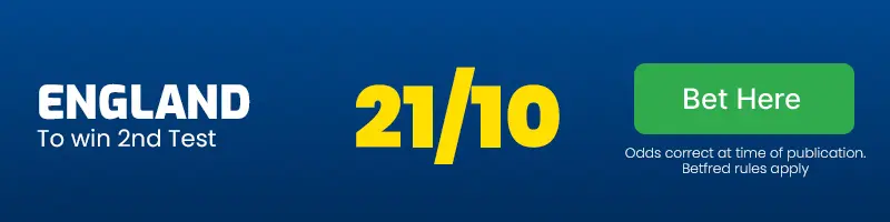 England 2nd test win 21-10
