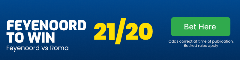 Feyenoord to win at 21/20