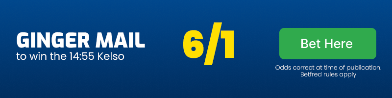 Ginger mail to win 14. 55 kelso at 6-1