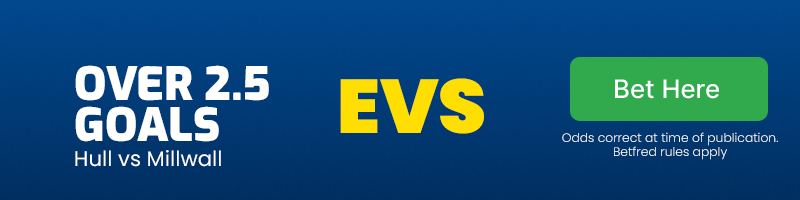 Over 2. 5 goals at evs