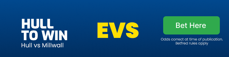 Hull to win at evs