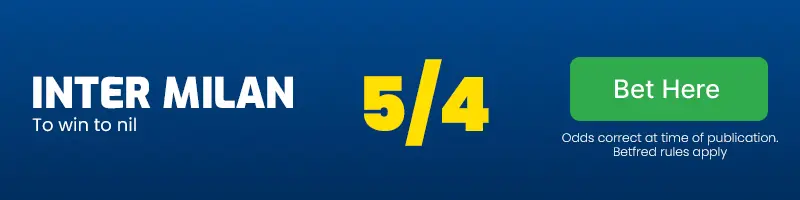 Inter milan to beat lecce to nil at 5-4